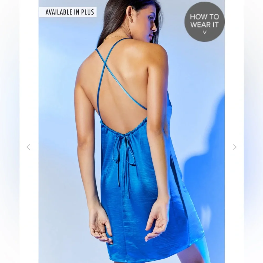NWT Francesca’s Kenzie Slip Mini Dress - Picture 4 of 8